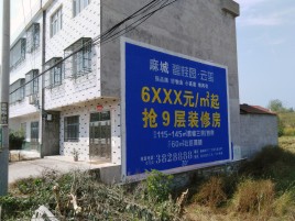 永平墙体广告质量分析