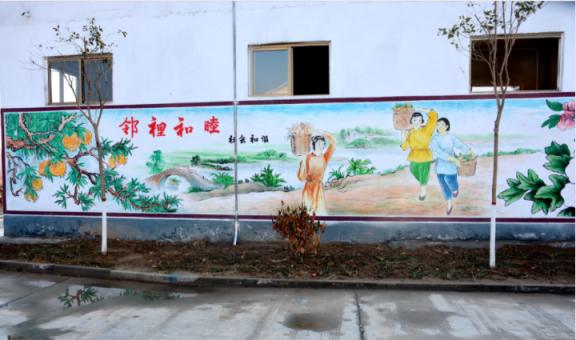 永平乡镇文化墙 乡风文明焕发新活力