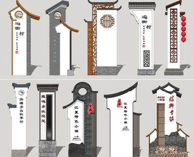 永平美丽乡村标识标牌有哪些分类？